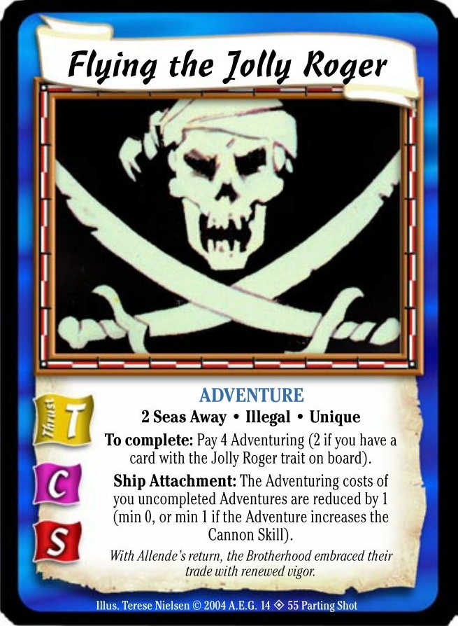 Flying the Jolly Roger